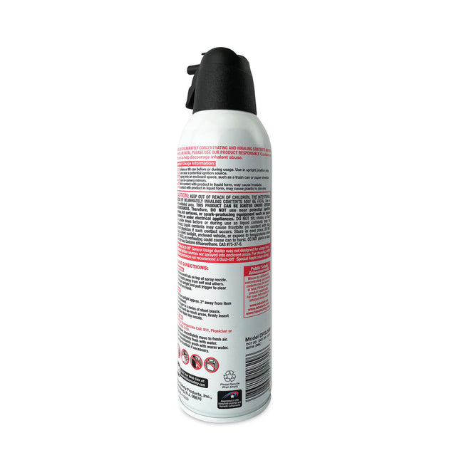 Disposable Compressed Air Duster, 17 oz Can