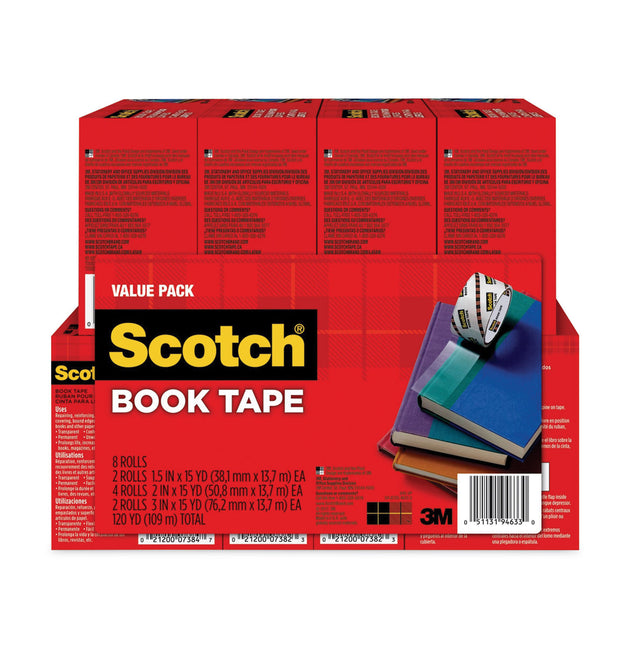 Book Tape Value Pack, 3