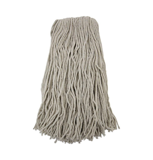 Cut-End Wet Mop Head, Cotton, No. 32, White