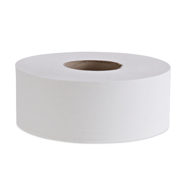 Jumbo Roll Bathroom Tissue, Septic Safe, 2-Ply, White, 3.4