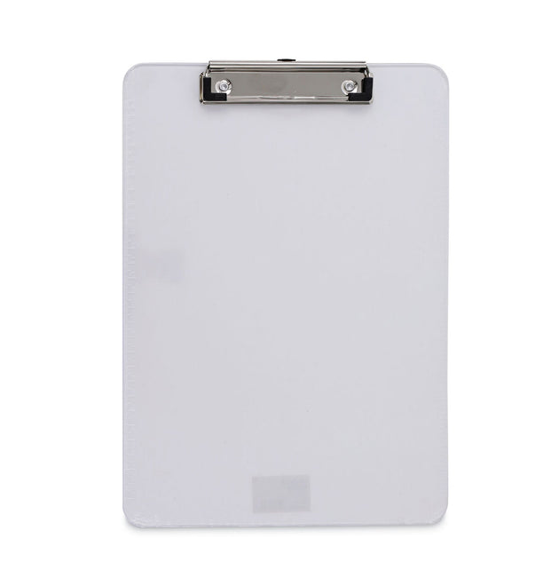 Plastic Clipboard with Low Profile Clip, 0.5