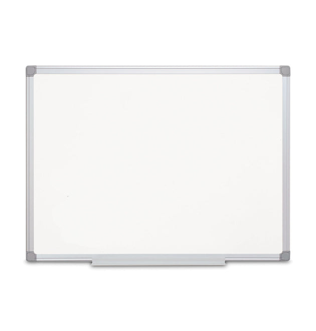 Earth Silver Easy-Clean Dry Erase Board, 36 x 24, White Surface, Silver Aluminum Frame