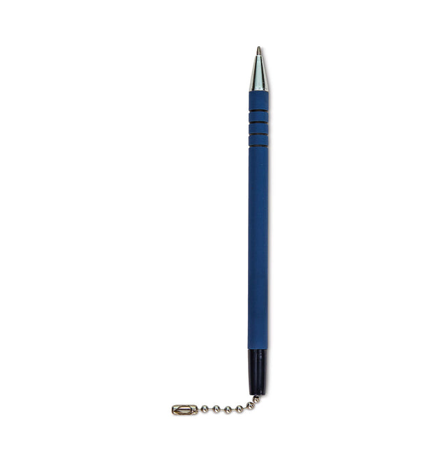 Antimicrobial Ballpoint Counter Pen, Medium, 1 mm, Blue Ink, Blue