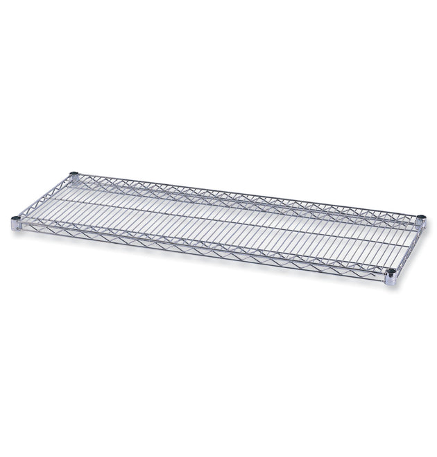 Industrial Wire Shelving Extra Wire Shelves, 48w x 18d, Silver, 2 Shelves/Carton