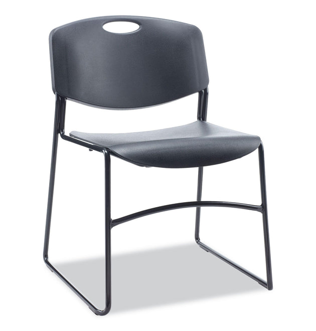 Alera Resin Stacking Chair, Supports Up to 275 lb, 18.50