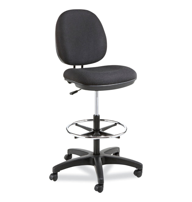 Alera Interval Series Swivel Task Stool, Supports Up to 275 lb, 23.93