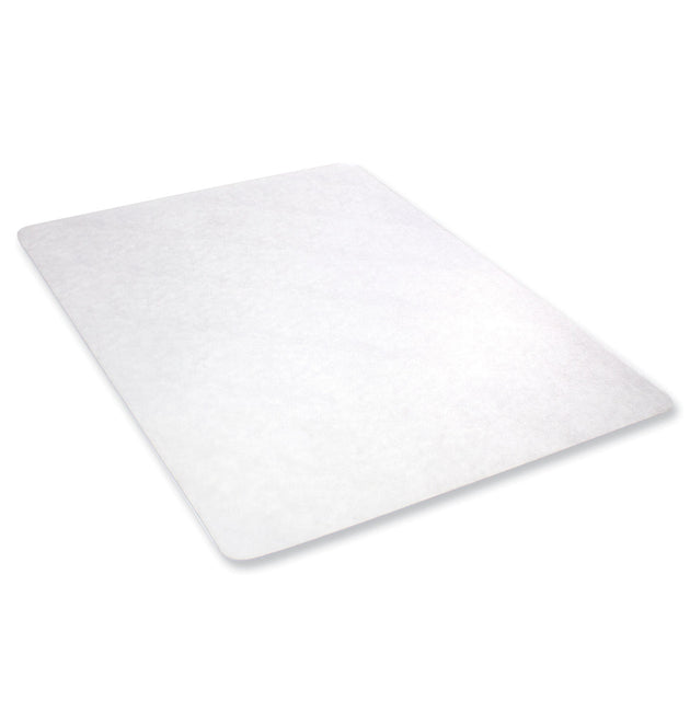 EconoMat All Day Use Chair Mat for Hard Floors, Flat Packed, 36 x 48, Clear