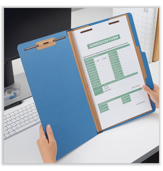 Bright Colored Pressboard Classification Folders, 2