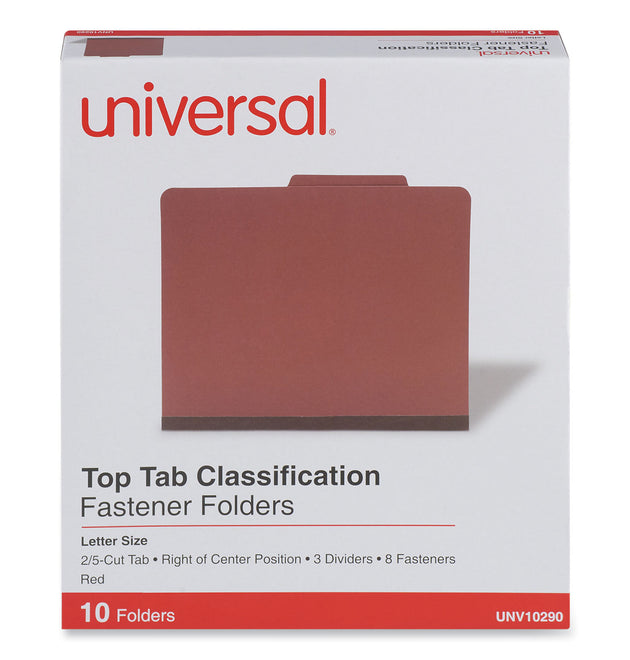 Eight-Section Pressboard Classification Folders, 3