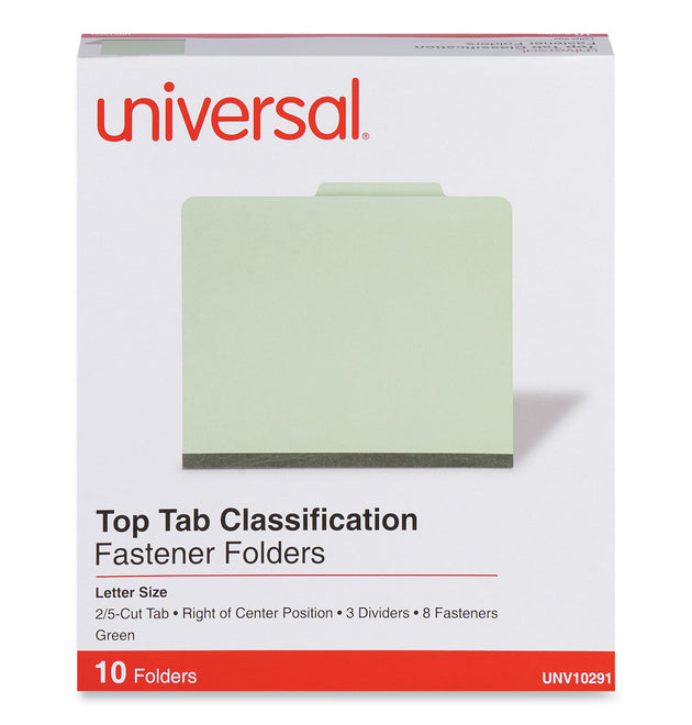 Eight-Section Pressboard Classification Folders, 3