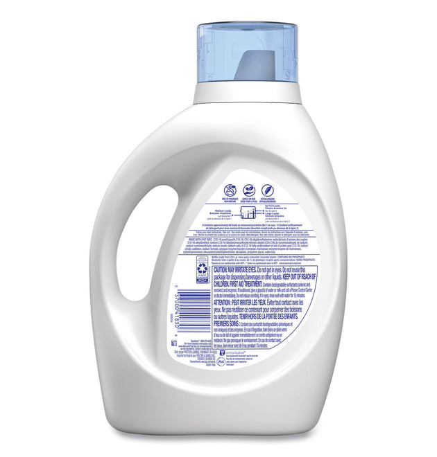 Free and Gentle Liquid Laundry Detergent, Unscented, 92 oz Bottle