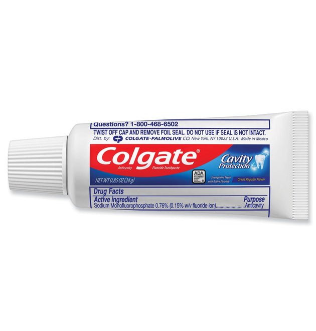 Toothpaste, Personal Size, 0.85 oz Tube, Unboxed, 240/Carton