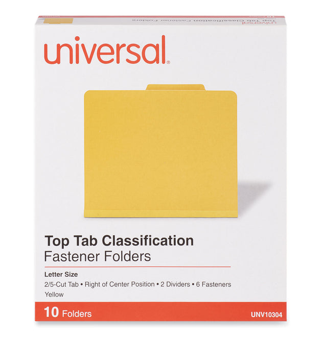 Bright Colored Pressboard Classification Folders, 2