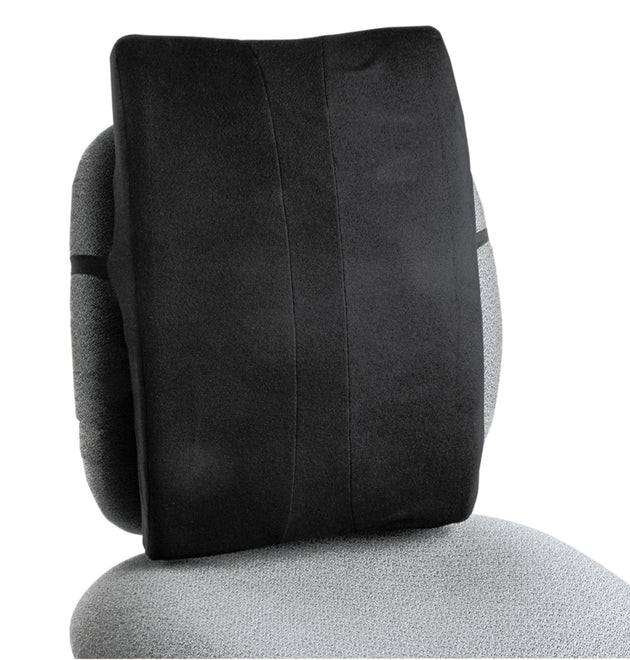 Remedease Full Height Backrest, 14 x 3 x 19.5, Black