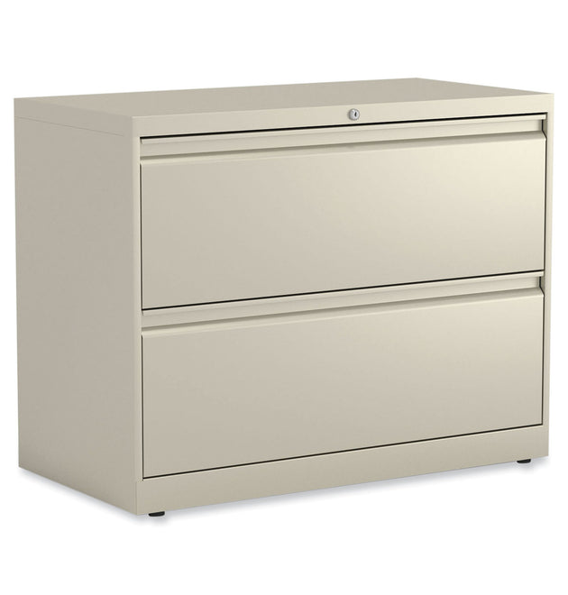 Lateral File, 2 Legal/Letter-Size File Drawers, Putty, 36