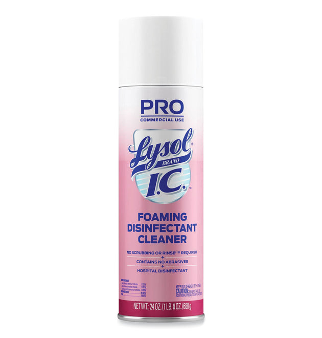 Foaming Disinfectant Cleaner, 24 oz Aerosol Spray, 12/Carton