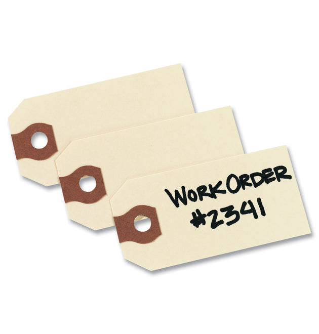 Unstrung Shipping Tags, 11.5 pt Stock, 2.75 x 1.38, Manila, 1,000/Box