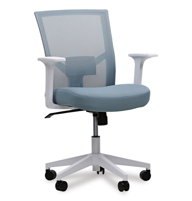 Mesh Back Fabric Task Chair, Supports Up to 275 lb, 17.32