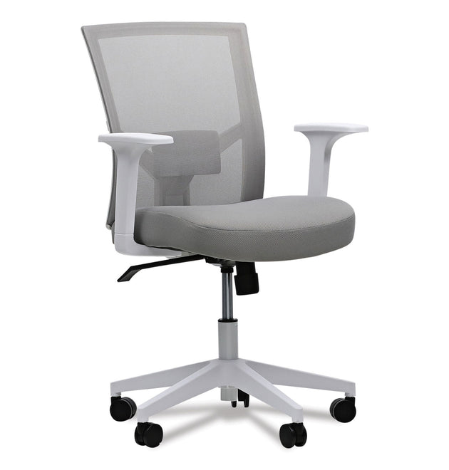 Mesh Back Fabric Task Chair, Supports Up to 275 lb, 17.32