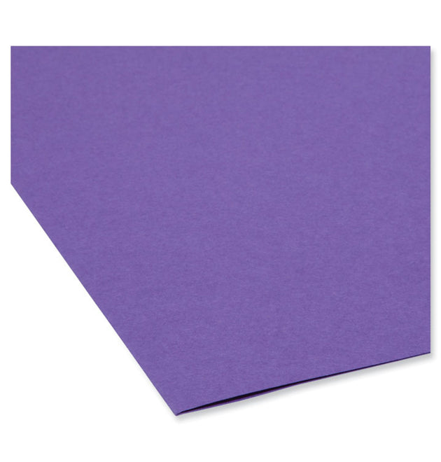 Colored File Folders, 1/3-Cut Tabs: Assorted, Letter Size, 0.75