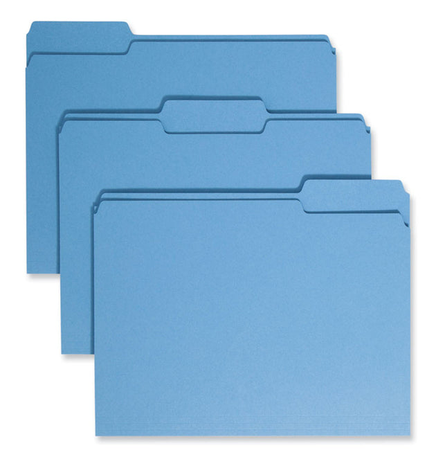 Colored File Folders, 1/3-Cut Tabs: Assorted, Letter Size, 0.75