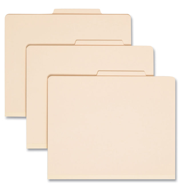 Four-Section Top Tab Classification Folders, 2