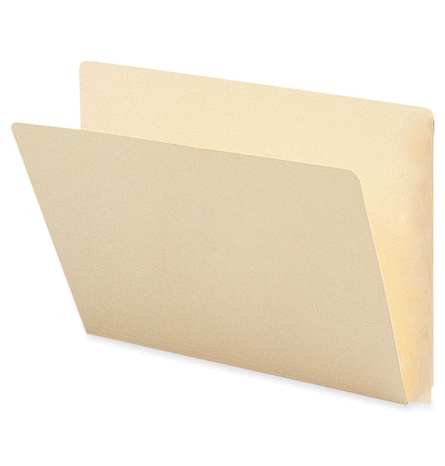 Extended End Tab Manila Folders, Straight Tabs, Letter Size, 0.75