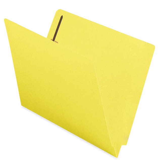 Heavyweight Colored End Tab Fastener Folders, 0.75