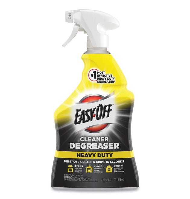 Heavy Duty Cleaner Degreaser, 32 oz Spray Bottle, 6/Carton