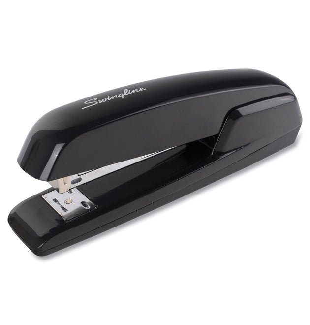 Durable Full Strip Desk Stapler, 25-Sheet Capacity, Black