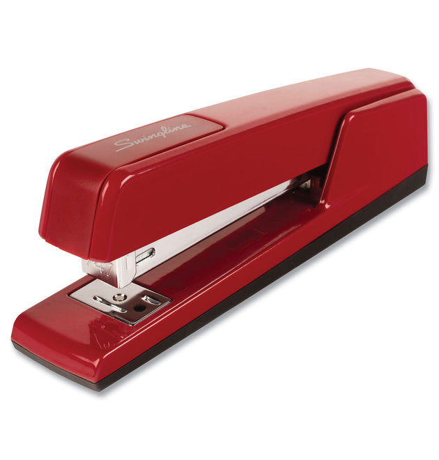 747 Classic Full Strip Stapler, 30-Sheet Capacity, Lipstick Red