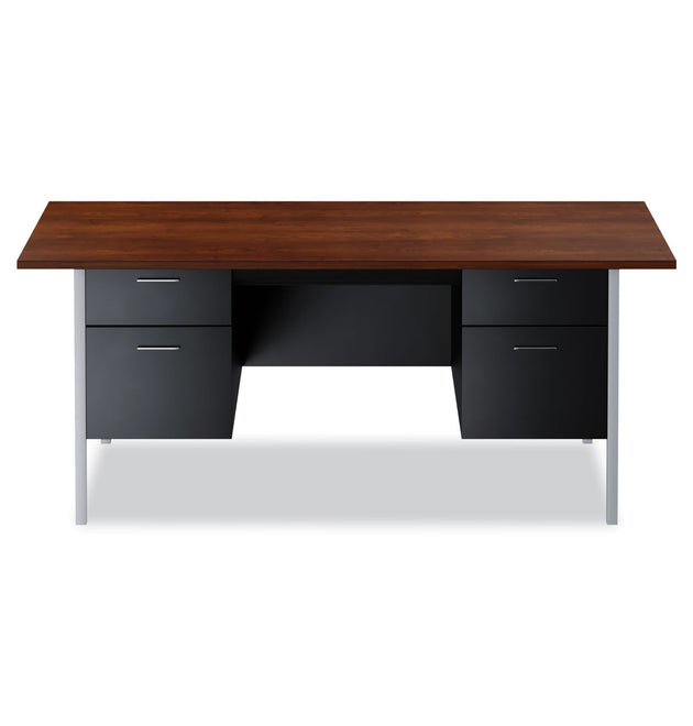 Double Pedestal Steel Desk, 72