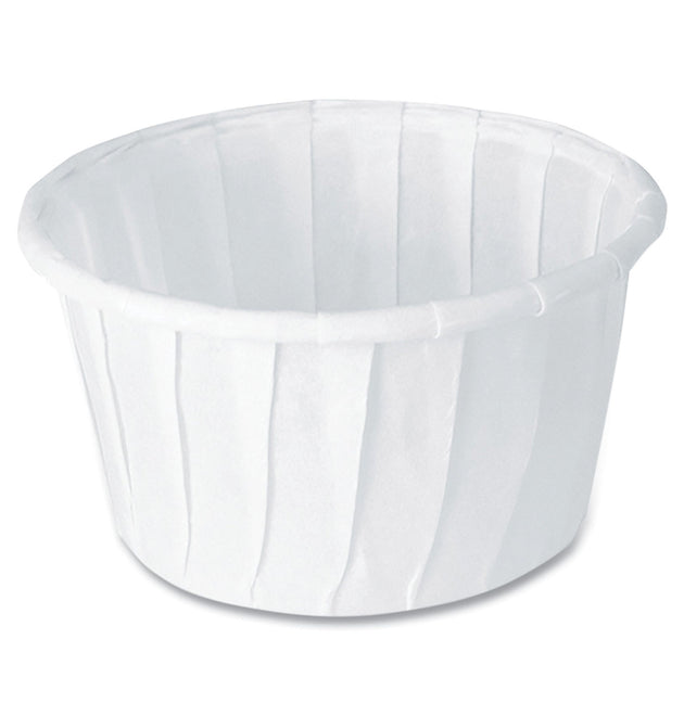 Paper Portion Cups, ProPlanet Seal, 1.25 oz, White, 250/Bag, 20 Bags/Carton