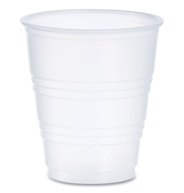 High-Impact Polystyrene Cold Cups, 5 oz, Translucent, 100/Pack