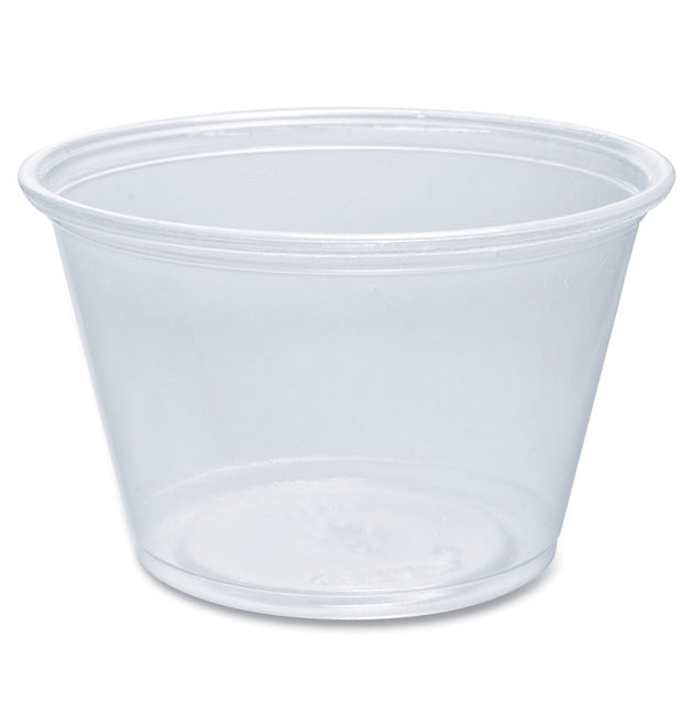 Conex Complements Portion/Medicine Cups, 4 oz, Clear, 125/Bag, 20 Bags/Carton