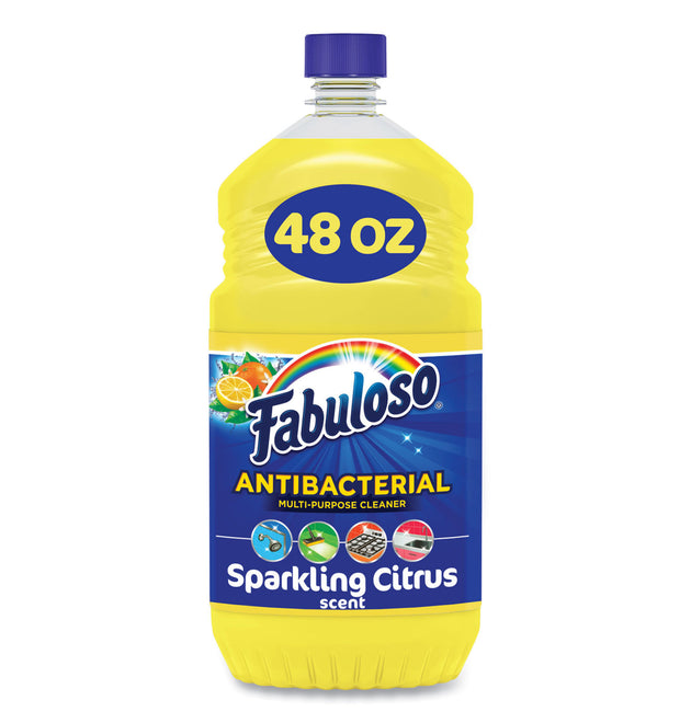 Antibacterial Multi-Purpose Cleaner, Sparkling Citrus Scent, 48 oz Bottle