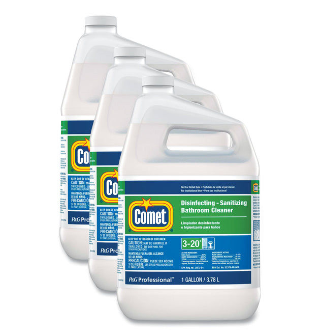 Disinfecting-Sanitizing Bathroom Cleaner, One Gallon Bottle, 3/Carton