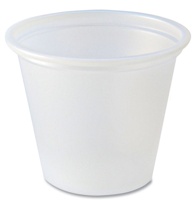 Portion Cups, 1 oz, Translucent, 250/Sleeve, 10 Sleeve/Carton