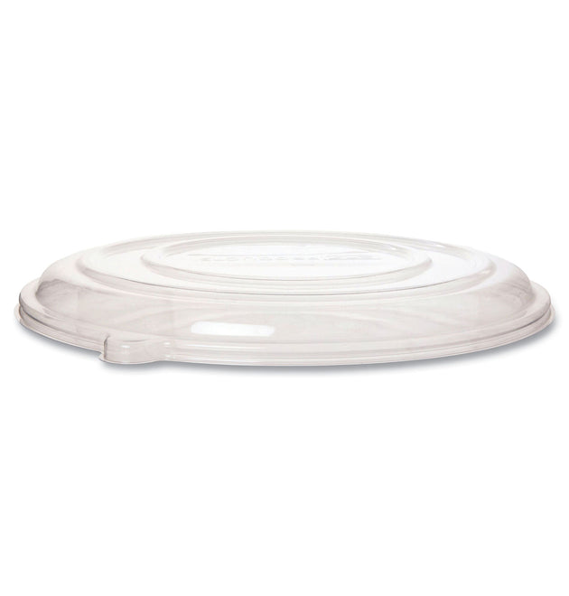 100% Recycled Content Pizza Tray Lids, 16 x 16 x 0.2, Clear, Plastic, 50/Carton