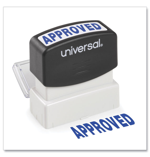 Message Stamp, APPROVED, Pre-Inked One-Color, Blue