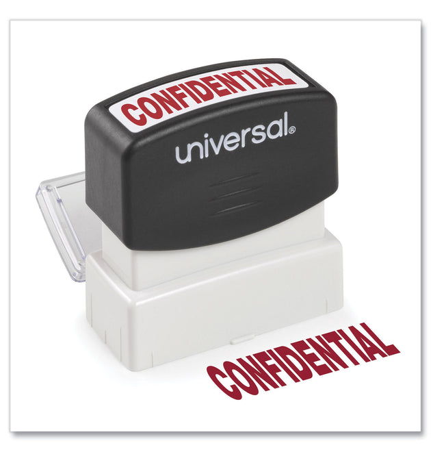 Message Stamp, CONFIDENTIAL, Pre-Inked One-Color, Red