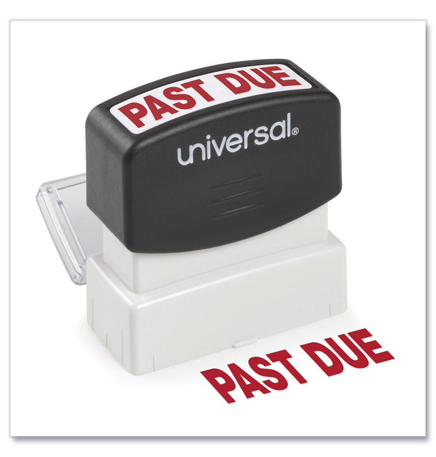 Message Stamp, PAST DUE, Pre-Inked One-Color, Red