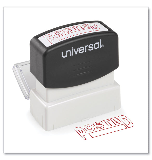 Message Stamp, POSTED, Pre-Inked One-Color, Red