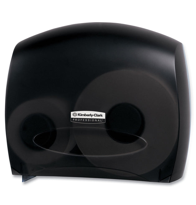 JRT Jr. Escort Jumbo Bathroom Tissue Dispenser, 13.33 x 5.75 x 16, Smoke