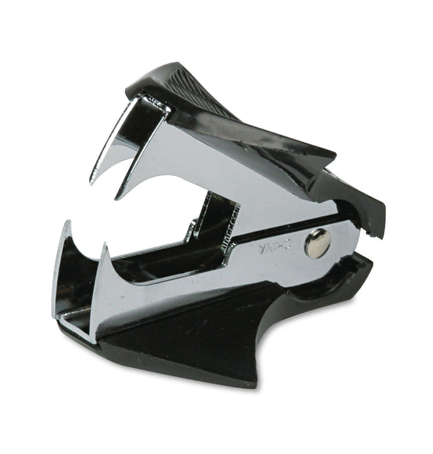 Deluxe Jaw-Style Staple Remover, Black