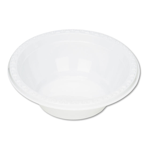 Plastic Dinnerware, Bowls, 5 oz, White, 125/Pack