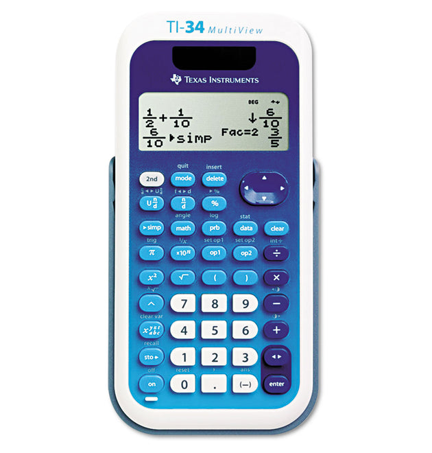 TI-34 MultiView Scientific Calculator, 16-Digit LCD