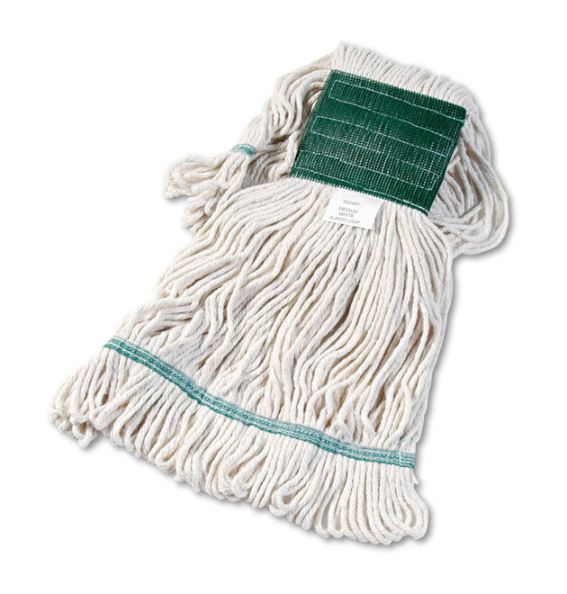 Super Loop Wet Mop Head, Cotton/Synthetic Fiber, 5