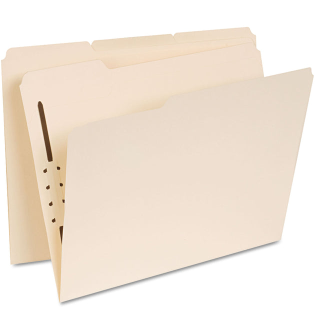 Reinforced Top Tab Fastener Folders, 0.75