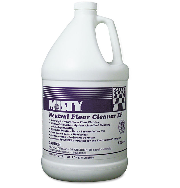 Neutral Floor Cleaner EP, Lemon, 1 gal Bottle